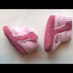 Baby Northface Booties, Size 3